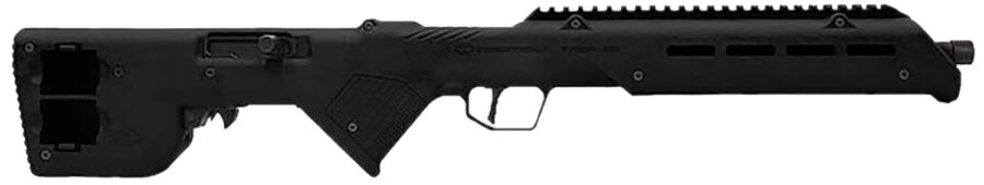 Desert Tech TRKRF2218BLK  Trek-22 Black Compact 22 LR 18" Free Floating Steel Barrel, Picatinny Rail Receiver, M-LOK Handguards, Fixed Polymer Stock, Suppressor Ready