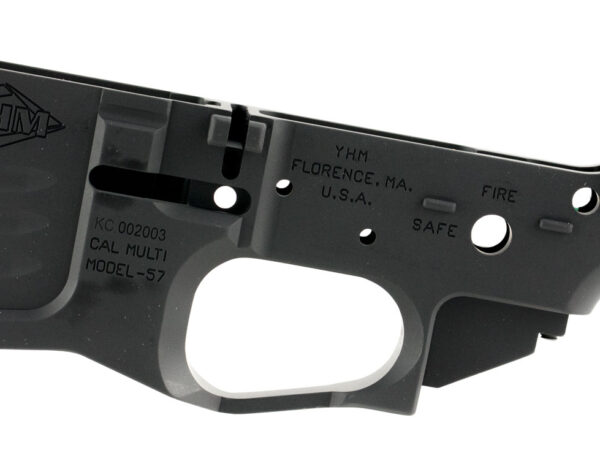 Yankee Hill 125BILLET Billet Lower Receiver 5.56x45mm NATO 7075-T6 Aluminum Black Anodized for AR-15