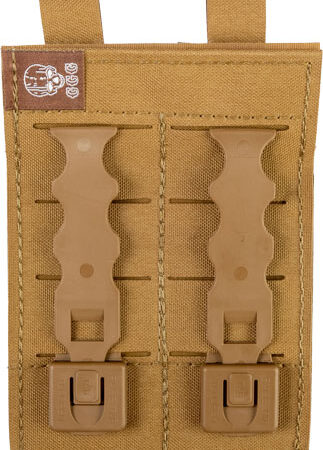 GREY GHOST DOUBLE PISTOL MAGNA - MAG POUCH LAMINATE COYOTE BRN