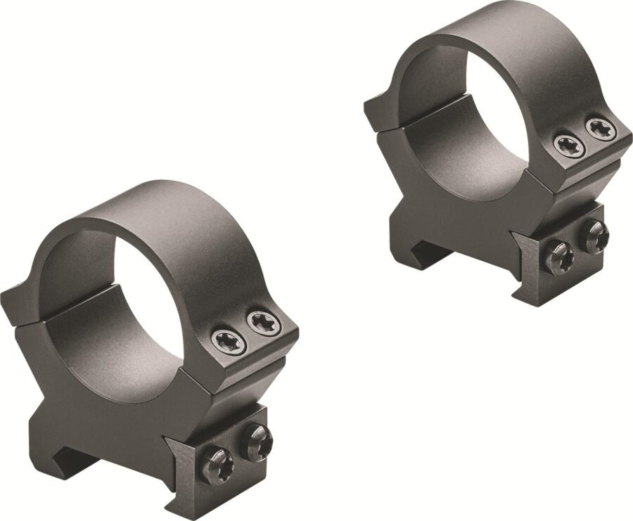 Leupold 2-Piece Precision-Fit PRW2 Weaver-Style Permanent Rings 30mm High - Matte Black