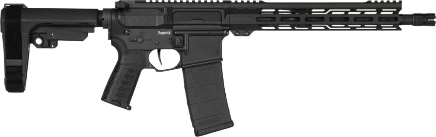 CMMG 30AB20FAB Banshee MK4 300 Blackout 30+1 12.50" Black Nitride Medium Taper Threaded Barrel, EML 7" M-LOK Handguards, Black Armor Cerakote Aluminum Picatinny Rail Receiver, CMMG Zeroed Grips