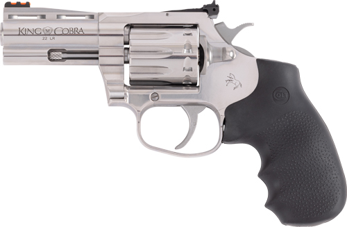 COLT KING COBRA 22LR 3" - S/S MATTE RUBBER BLACK - Image 2