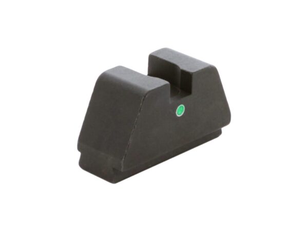 Ameriglo Green Tritium Single Dot Rear Sight .451in H .165in Sq Notch Glock