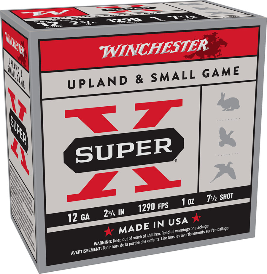 Winchester Ammo XU127 Super X Game Load 12Gauge 2.75" 1oz 7.5Shot 25 Per Box/10 Case