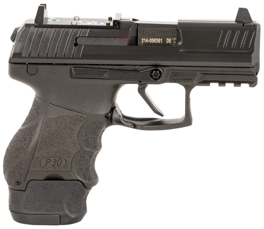 Langdon Tactical Tech LTTLP30SKFTJRDO P30SK LEM DAO 9mm Luger 10+1(2)/13+1(1) 3.30", Black, Polymer Picatinny Rail Frame, RMR Optic Cut Slide, Grayguns Flat Face Trigger w/Trigger Job