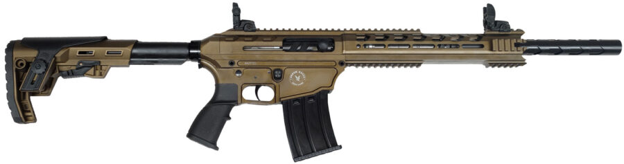 Silver Eagle Arms TACPROB Tac Pro  12 Gauge Semi-Auto 3" 5+1 18.50" Bronze Cerakote Steel Threaded Barrel, Bronze Cerakote Aluminum Receiver w/Picatinny Rail, Black Synthetic Stock