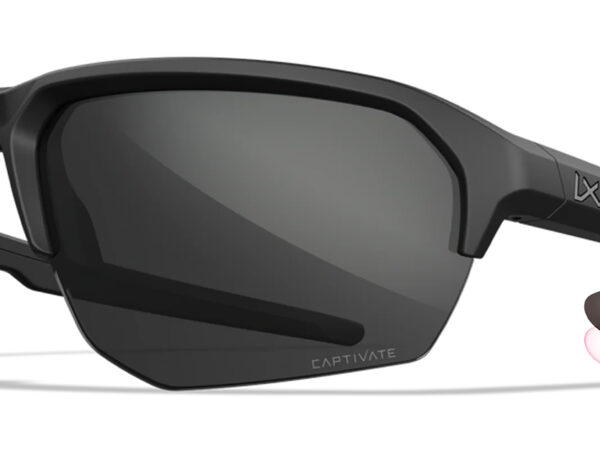 Wiley X CHJKL01 Jakl M/L Grey/Clear Lens Matte Black Frame