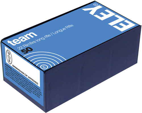 ELEY TEAM 22LR 40GR EPS - 50RD 100BX/CS - Image 2