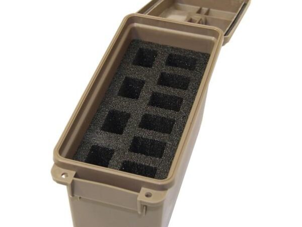 MTM Tactical Magazine Can for Double Stacked Handgun Magazines Dark Earth