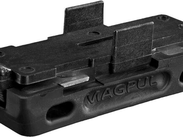 Magpul MAG024-BLK L-Plate  Made of Stainless Steel w/ Overmolded Santoprene Rubber & Black Finish for 5.56x45mm NATO USGI 30-Round Aluminum Magazines/ 3 Per Pack