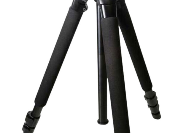 KOPF Jager KJ85003K Folding Tripod K700 Tripod made of Aluminum with Black Finish, Adjustable Reaper Rail, 3-Level Leg Extension, 21-87 Degree Pan & Tilt