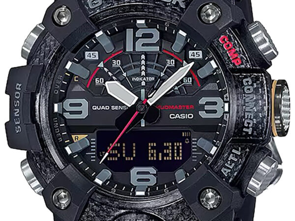 G-shock/vlc Distribution GGB1001A G-Shock Tactical MudMaster Keep Time Black Size 145-215mm Features Digital Compass