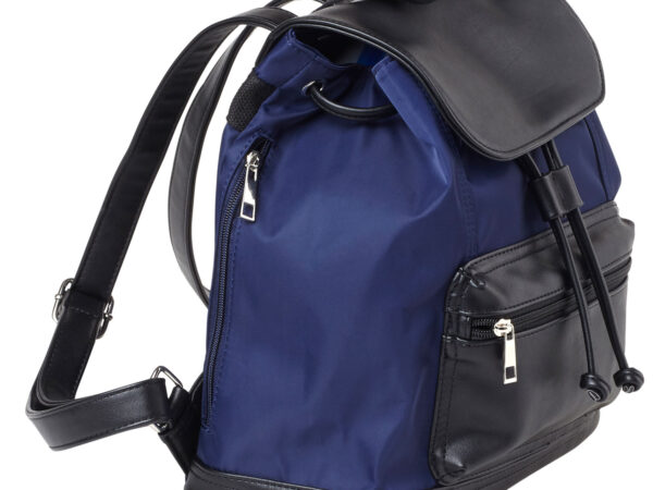 Bulldog BDP065 Backpack Style Purse w/Holster Leather Navy w/Black Accents