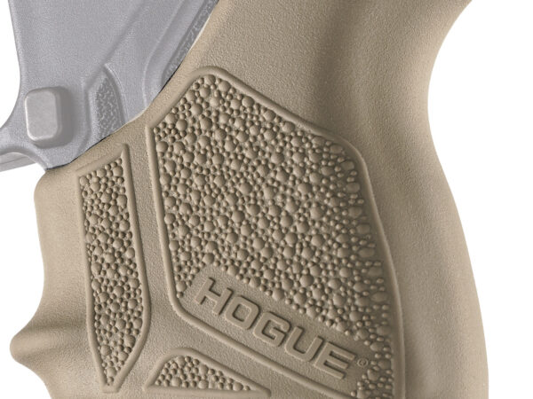 Hogue 18123 HandAll Beavertail Grip Sleeve made of Rubber with Textured Flat Dark Earth Finish for Ruger LCP II