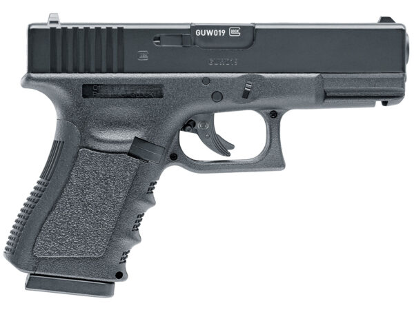 Umarex 2255200 Glock 19 Gen3 CO2 177 BB 16+1 4.25" Black Polymer Grips