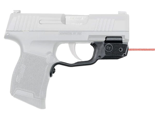 Crimson Trace 0181501 Laserguard  Fits Sig P365/P365XL/P365SAS, Red Laser Black Polymer Trigger Guard Mount