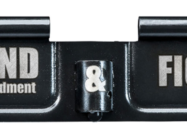 Phase 5 Weapon Systems EPCSTAND Ejection Port Door  AR-15 Black Parkerized Steel 3.10" Engraved "Stand & Fight"