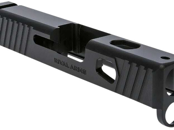 Rival Arms RA10G305A Precision Slide A1 Compatible w/Glock 43 Gen3, 9mm Luger Black QPQ Stainless Steel, RMR Cut Sights