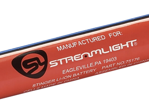 Streamlight 75176 Stinger Lithium Ion  Orange/Black 3.6V Fits Stinger (1) Single Pack