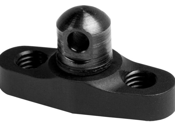 GrovTec US Inc GTSW111 Flanged Stud Mount KeyMod Black Anodized 6061 Aluminum