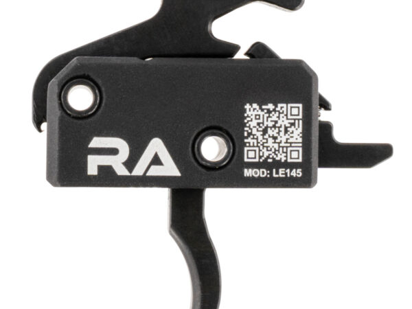 Rise Armament LE145AWP LE145 Tactical Single-Stage Curved Trigger with 4.50 lbs Draw Weight & Black Hardcoat Anodized Finish for AR-Platform Right