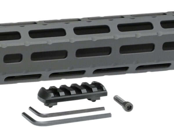 Midwest Industries MICRPC9X Combat  Ruger PC9 M-Lok Handguard Black Hardcoat Anodized 6061-T6 Aluminum 14"