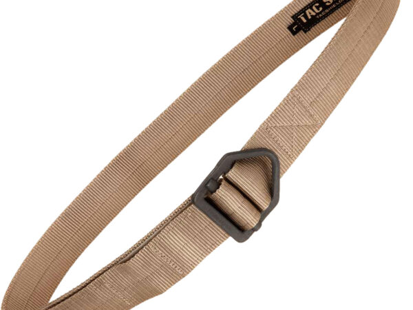 Tacshield T32SMTN Tactical Riggers Belt Coyote Webbing 30-34" 1.75" Wide Rigger Buckle Closure