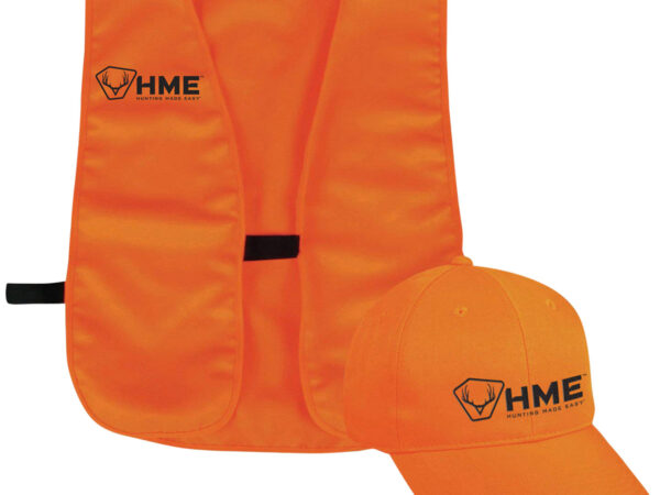 HME HMESFVHOR Safety  Vest/Cap OSFA Orange Polyester