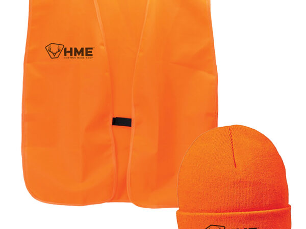 HME HMEVESTKCO Safety Vest/Beanie OSFA Orange Polyester