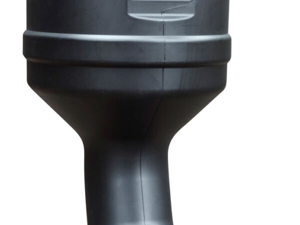 On Time 71800 T-Post Gravity Feeder Black UV Resistant Polyethylene with 80 lbs Capacity, Multi Mounting Options, Includes Mounting Bracket