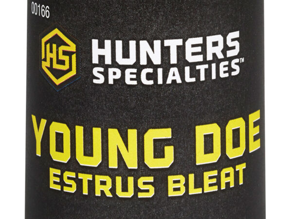 Hunters Specialties 00166 Young Doe Estrus Can Call Doe Sounds Attracts Deer Black