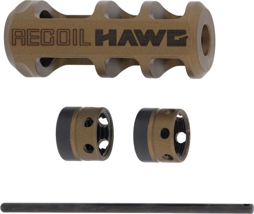 BROWNING SPORTER RECOIL HAWG - MUZZLE BRAKE BRONZE .30 & LESS - Image 2