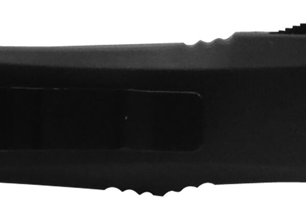 Templar Knife MFL231 Gen II Fallen Slim 3.43" OTF Tanto Plain Black Oxide Stonewashed 440C SS Blade, 5.05" Black w/Skull Aluminum Handle, Glass Breaker