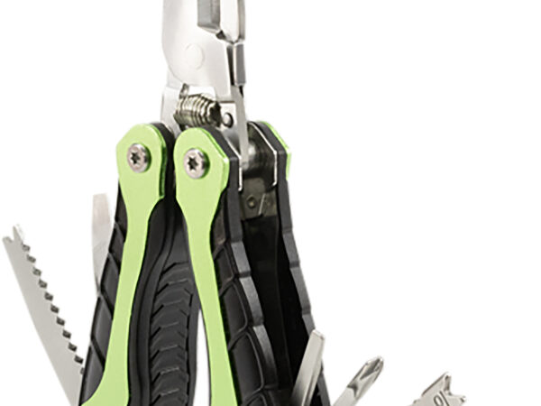 AccuSharp 084C Gardener's  Black/Green Folding Plain Blade