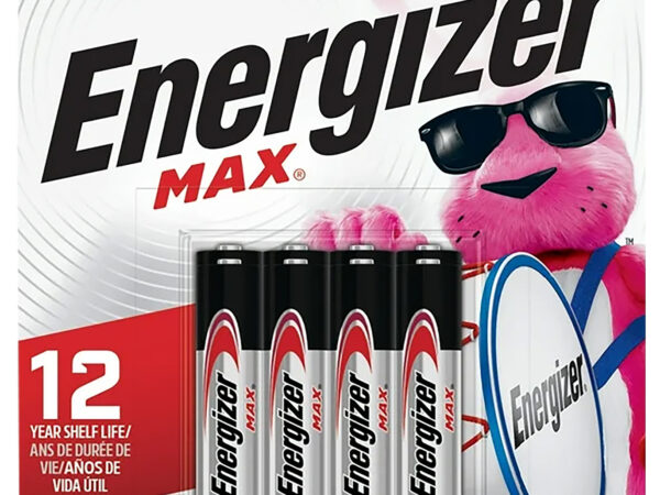 Energizer E92MP8 AAA Max Black/Silver 1.5V Alkaline Qty (8) Single Pack
