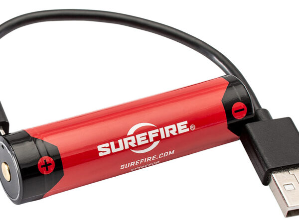 SureFire SF18650B 18650B Battery  Red/Black 3.6 Volts 3,500 mAh (1) Single Pack Rechargeable