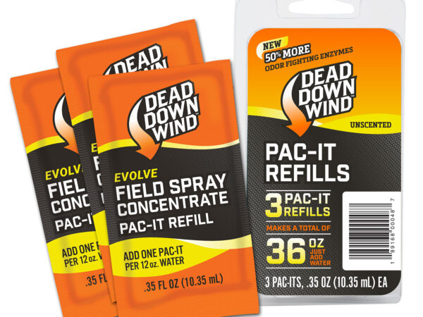 Dead Down Wind 1310 Evolve Field Spray Pac-It Refills Cover Scent Odor Eliminator Unscented Scent 36 oz Concentrate