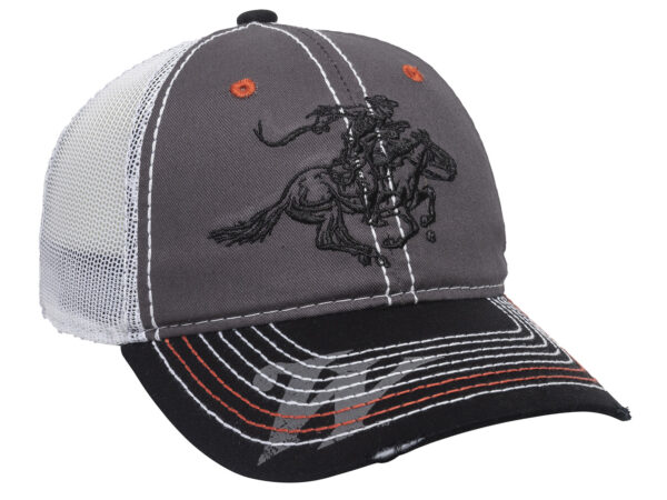 Outdoor Cap WIN35B Winchester Cap Cotton Twill Black/Charcoal/White Unstructured OSFA