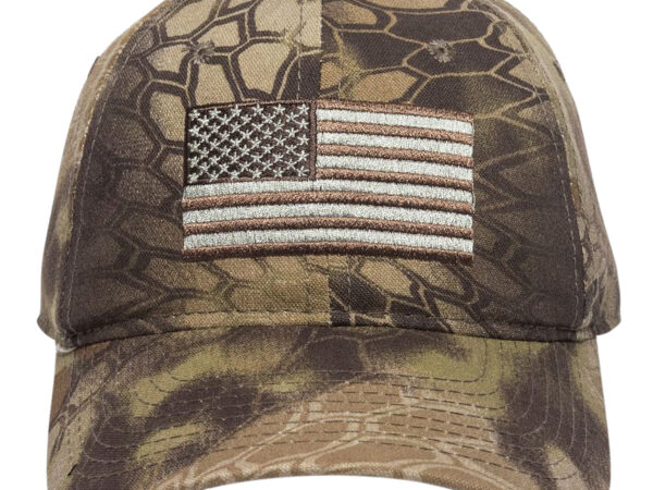 Outdoor Cap 120159-1-8 USA Flag  Kryptek Highlander Adjustable Snapback OSFA Unstructured