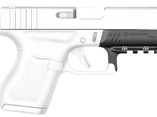 Recover Tactical GR4301 Compact Rail Adapter for Glock 43 43X and 48  Black