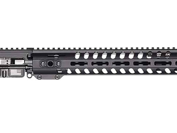 Patriot Ordnance Factory Renegade + Complete Upper 5.56x45mm NATO 10.50" Black Nitride Barrel Aluminum Black Anodized Receiver 9" M-LOK Handguard Adjustable Block