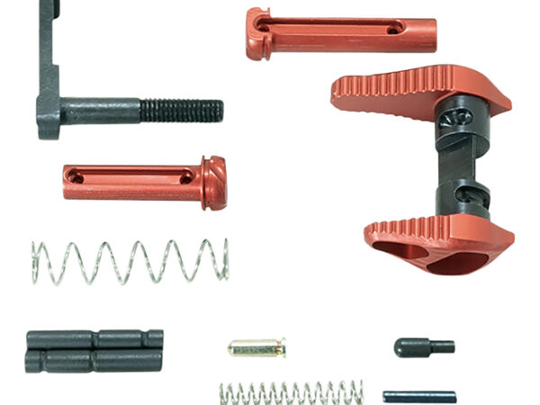 Timber Creek Outdoors ARLPKR Lower Parts Kit Red Anodized Aluminum for AR-15