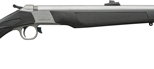 CVA PR2117SVPS Wolf V2 w/Optic 50 Cal 209 Primer 24" Matte Stainless Steel Barrel, Drilled & Tapped Stainless Steel Receiver, Fixed Black Synthetic Stock, KonusShot 3-9x32mm