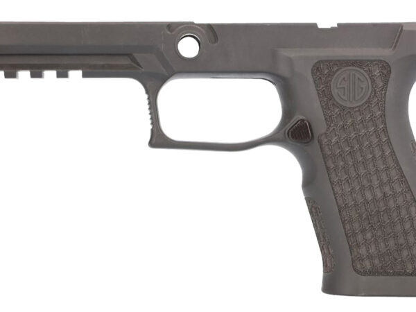 Sig Sauer 8901005 Grip Module  Laser Stippled Tungsten Gray Polymer Fits Sig P320