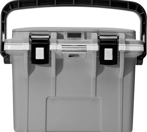 PELICAN COOLERS IM 14 QUART - CEMENT/WHITE W/DRY STORAGE