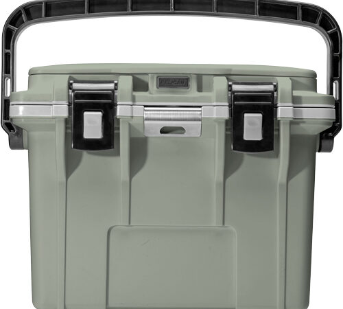 PELICAN COOLERS IM 14 QUART - SAGE/GRAY W/DRY STORAGE