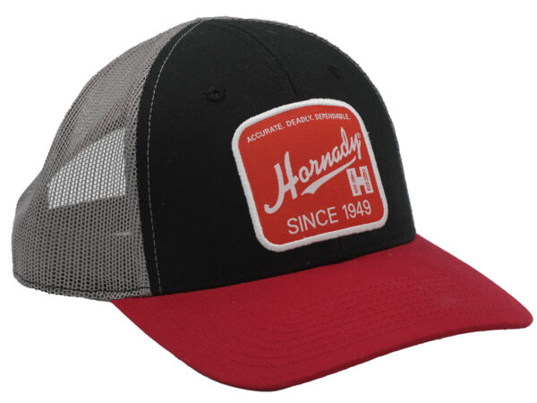 Hornady 99216 Hornady Cap Mesh Cap Black Red