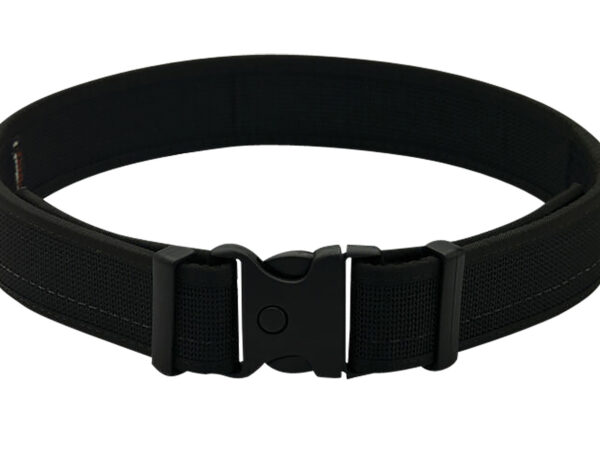 Uncle Mikes-leather(1791) BLTUM40/44MBL Gun Belt  Matte Black Leather 40/44 1.50" Wide Buckle Closure