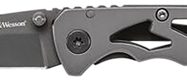 Smith & Wesson Knives CK400CP Skeletonized 2.20" Folding Drop Point Plain Stainless Steel Blade 3.20" Handle Includes Pocket Clip