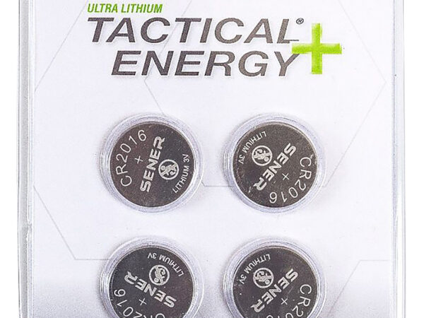 Viridian 3500013 CR2016 Lithium Battery Tactical Energy Silver 3.0 Volts 85 mAh (4) Single Pack